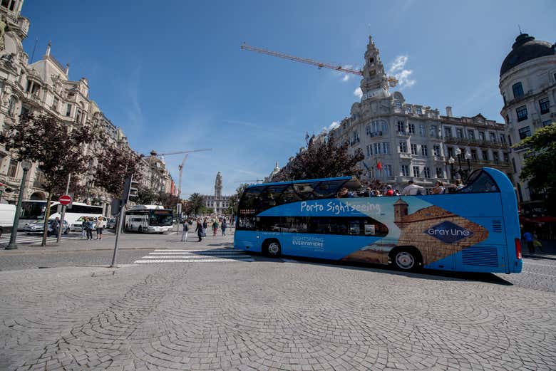 L'autobus turistico di Porto