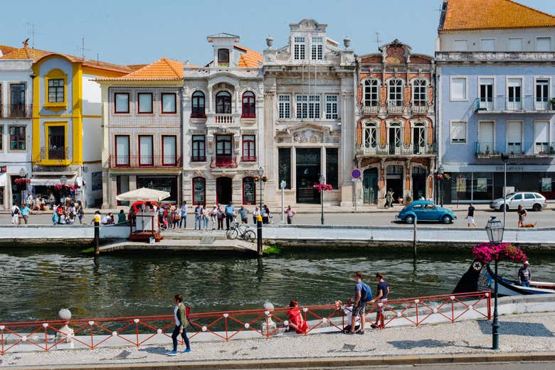 Vista sui canali di Aveiro