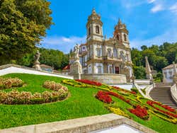 Facciata del santuario di Braga
