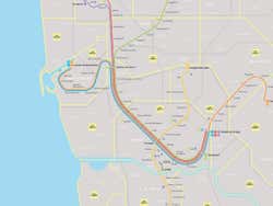 Mappa della metropolitana di Porto